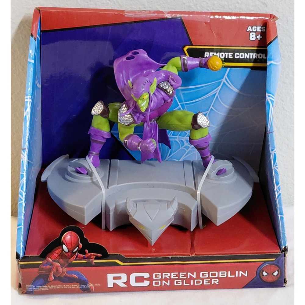 Marvel Spider-Man RC Green Goblin on Glider 27MHz Remote Control Toy w/ Box